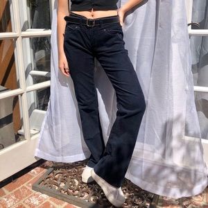 Navy blue corduroy pants